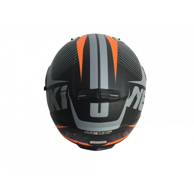 Шолом (інтеграл) Nenki FF-856, Matte Grey Orange (L)
