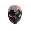 Шлем (интеграл) Nenki FF-856, Matte Grey Red (L)
