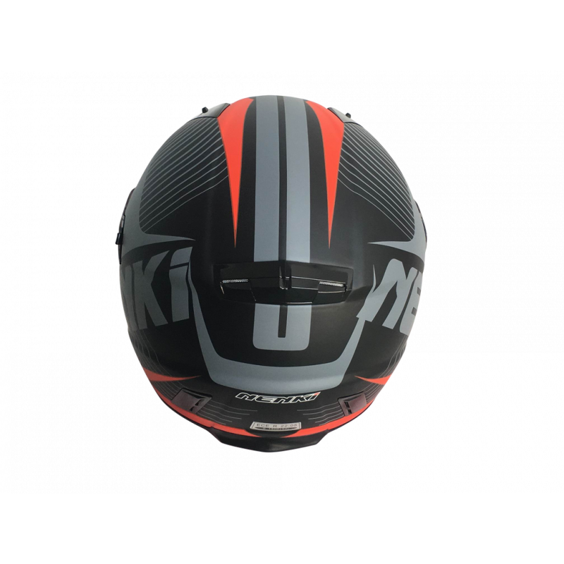 Шлем (интеграл) Nenki FF-856, Matte Grey Red (L)