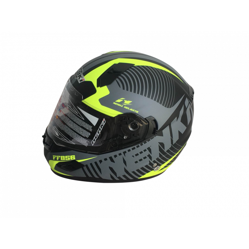 Шолом (інтеграл) Nenki FF-856, Matte Grey Yellow (L)