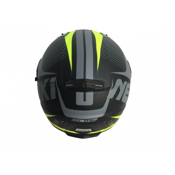 Шолом (інтеграл) Nenki FF-856, Matte Grey Yellow (L)