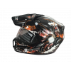 Шолом (мотард) Nenki MX-310, Black Orange (L)