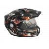 Шолом (мотард) Nenki MX-310, Black Orange (L)
