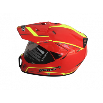 Шолом (мотард) Nenki MX-310, Gloss Red (XL)