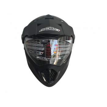 Шолом (мотард) Nenki MX-310, Matte Black (L)