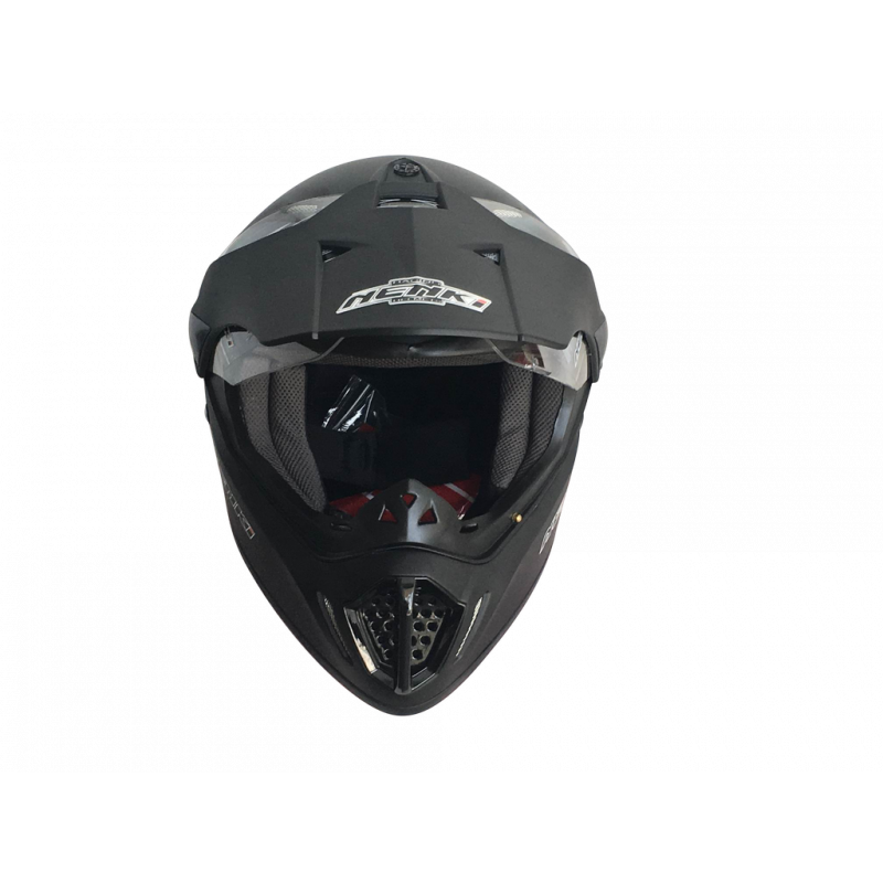Шолом (мотард) Nenki MX-310, Matte Black (L)