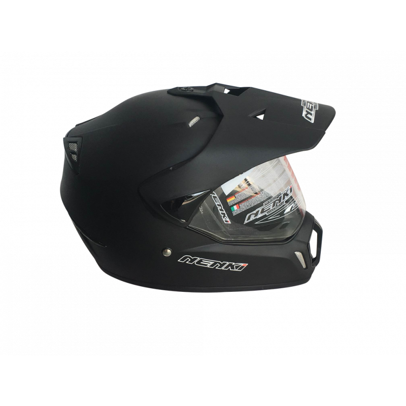 Шолом (мотард) Nenki MX-310, Matte Black (L)