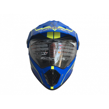 Шолом (мотард) Nenki MX-310, Matte Blue (S)