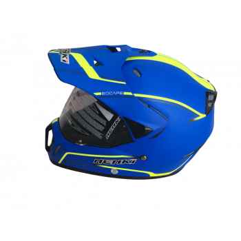 Шолом (мотард) Nenki MX-310, Matte Blue (XL)