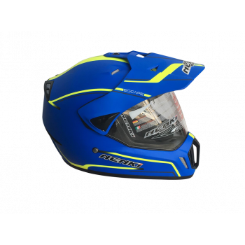 Шолом (мотард) Nenki MX-310, Matte Blue (L)