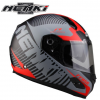 Шлем (интеграл) Nenki FF-856, Matte Grey Red (L)