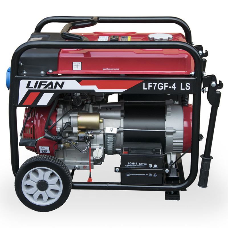 Генератор газ/бензин LIFAN LF7GF-4LS