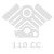 Об'єм 110 см3