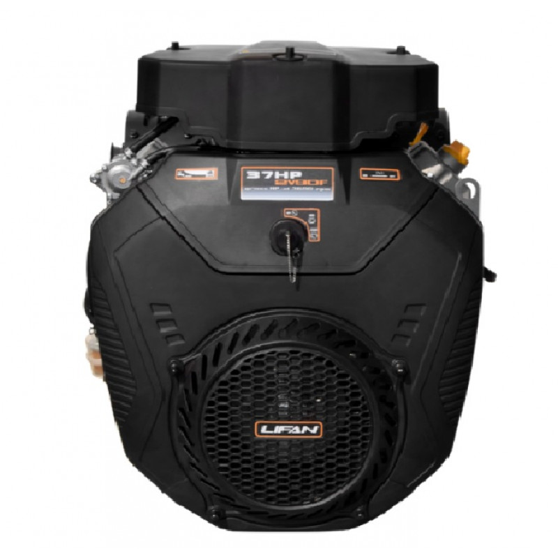 Бензиновый двигатель LF2V90F (электростартер) вал Ø 25 мм под шпонку
